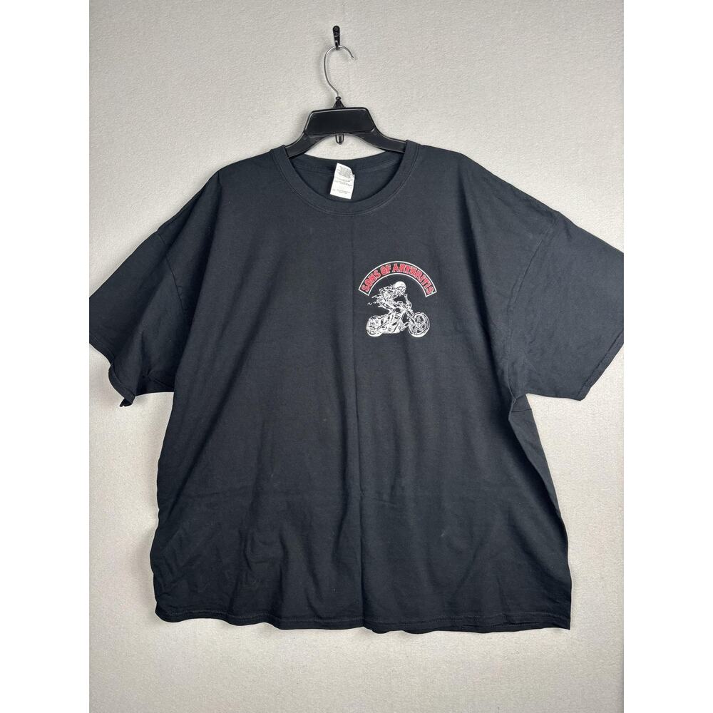 Sons of Arthritis Shirt Mens 3XL Black Funny Motorcycle Skeleton Ibuprofen Chptr